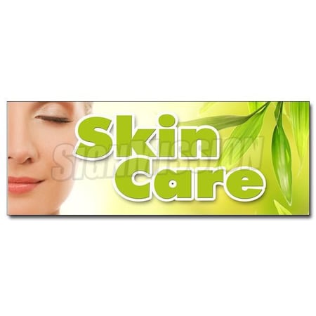SKIN CARE DECAL Sticker Esthetician Spa Massage Salon Dermatologist